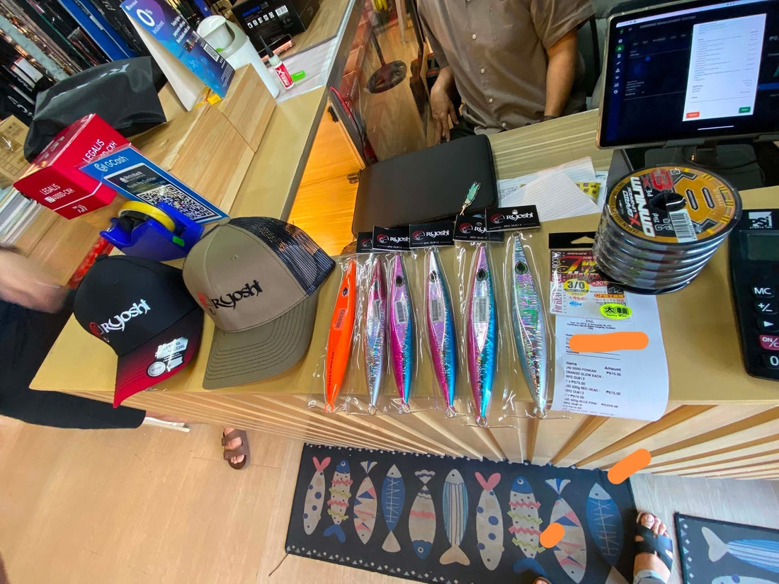 Tuesday grind!!! RPO OU812 Jigs 500g, Ryoshi caps and X-braid omnium for the customers upcoming jigging trip!!! - Ryoshi Pro Outfitters
