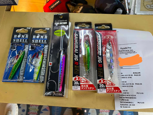 Dont take all leave some for others, jiggy weekend for customer, tungsten jigs, saturday grind. - Ryoshi Pro Outfitters
