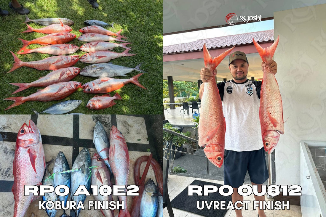 Angler Nico Mercado with his ruby snappers and tuna catches during his recent jigging adventure at cagayan appari - Ryoshi Pro Outfitters