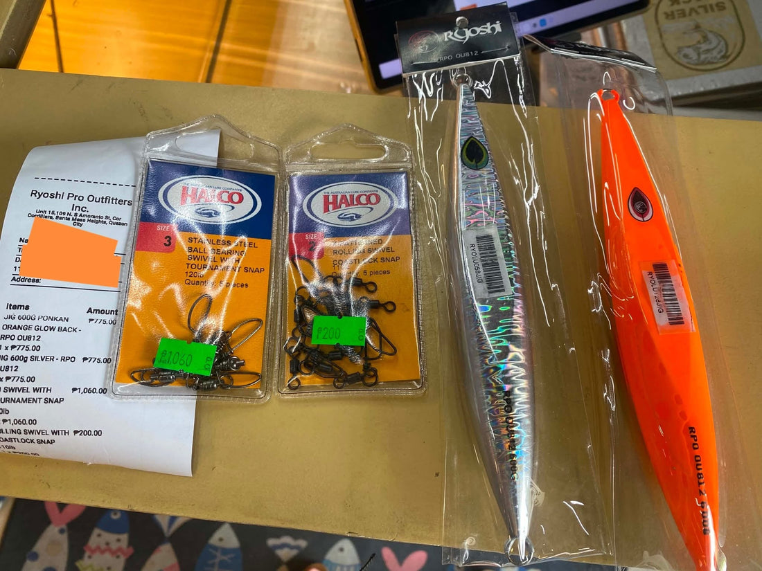 RPO OU812 and halco terminal tackles for customers coming jigging sessions!! - Ryoshi Pro Outfitters