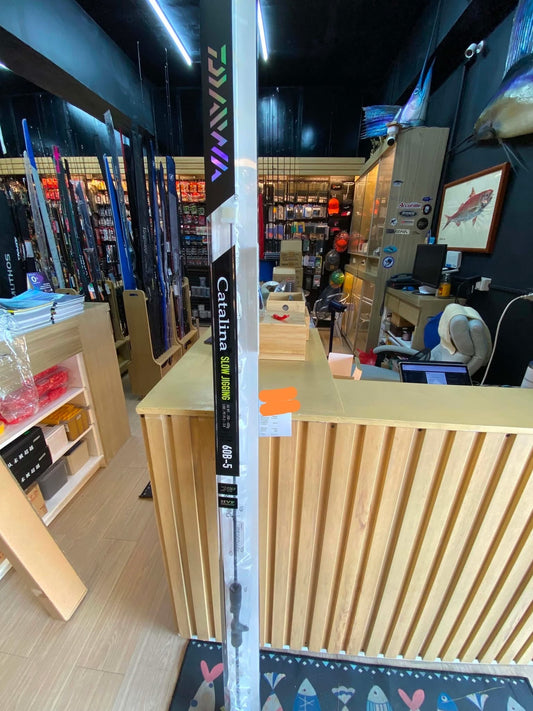 Daiwa catalina sj for this customers choice of slow jigging rod, thanks for the support!!! Monday grind!!! - Ryoshi Pro Outfitters