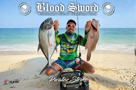 Angler Kristian M. Cabildo with his big catches using Piratez Blood Sword Slower 56/3. - Ryoshi Pro Outfitters