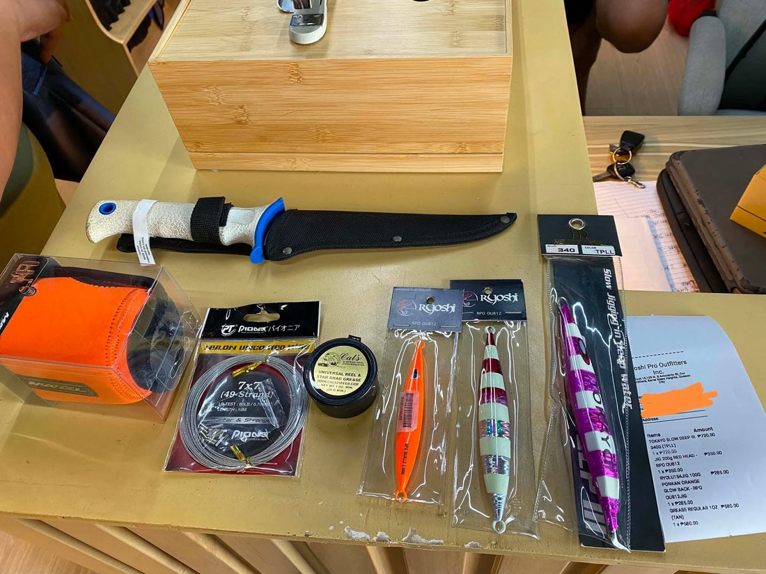 Thursday grind, RPO Jigs and verious tackle for the customers jigging weeked getaway - Ryoshi Pro Outfitters