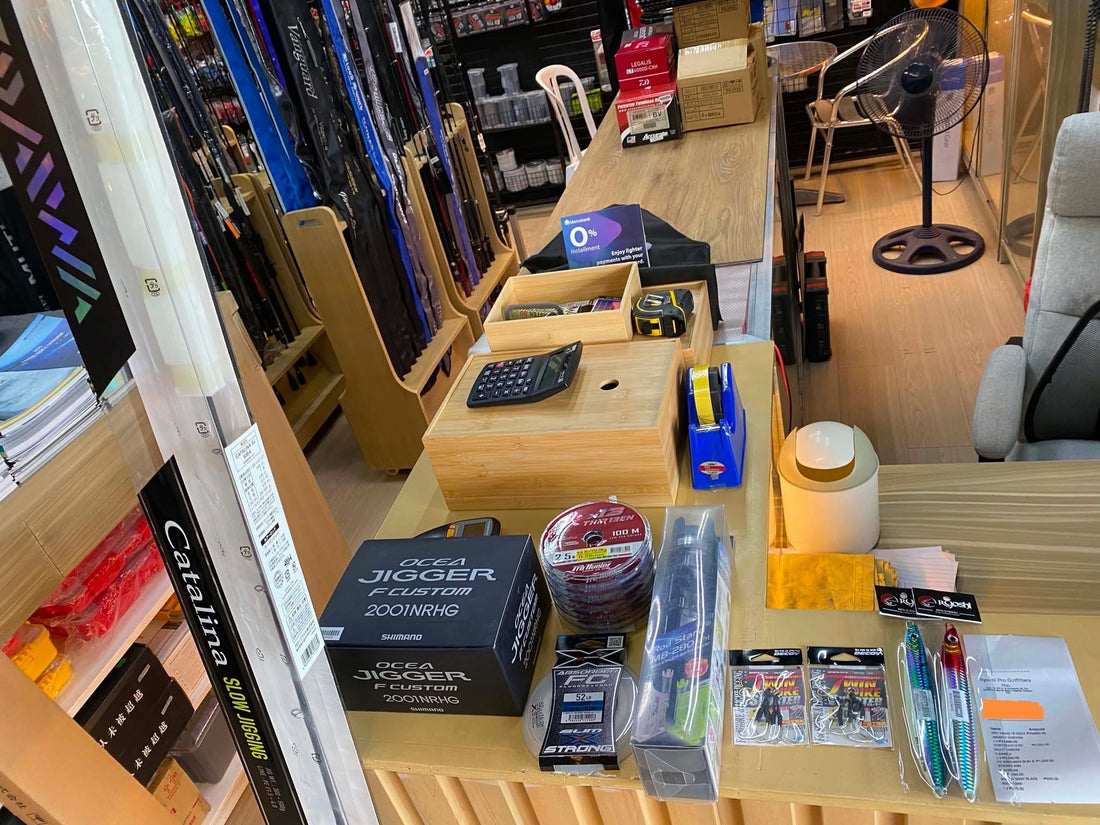 We are open today!!! Wednesday grind!!!! A complete slow jigging set for the this customers jigging adventure!!! - Ryoshi Pro Outfitters