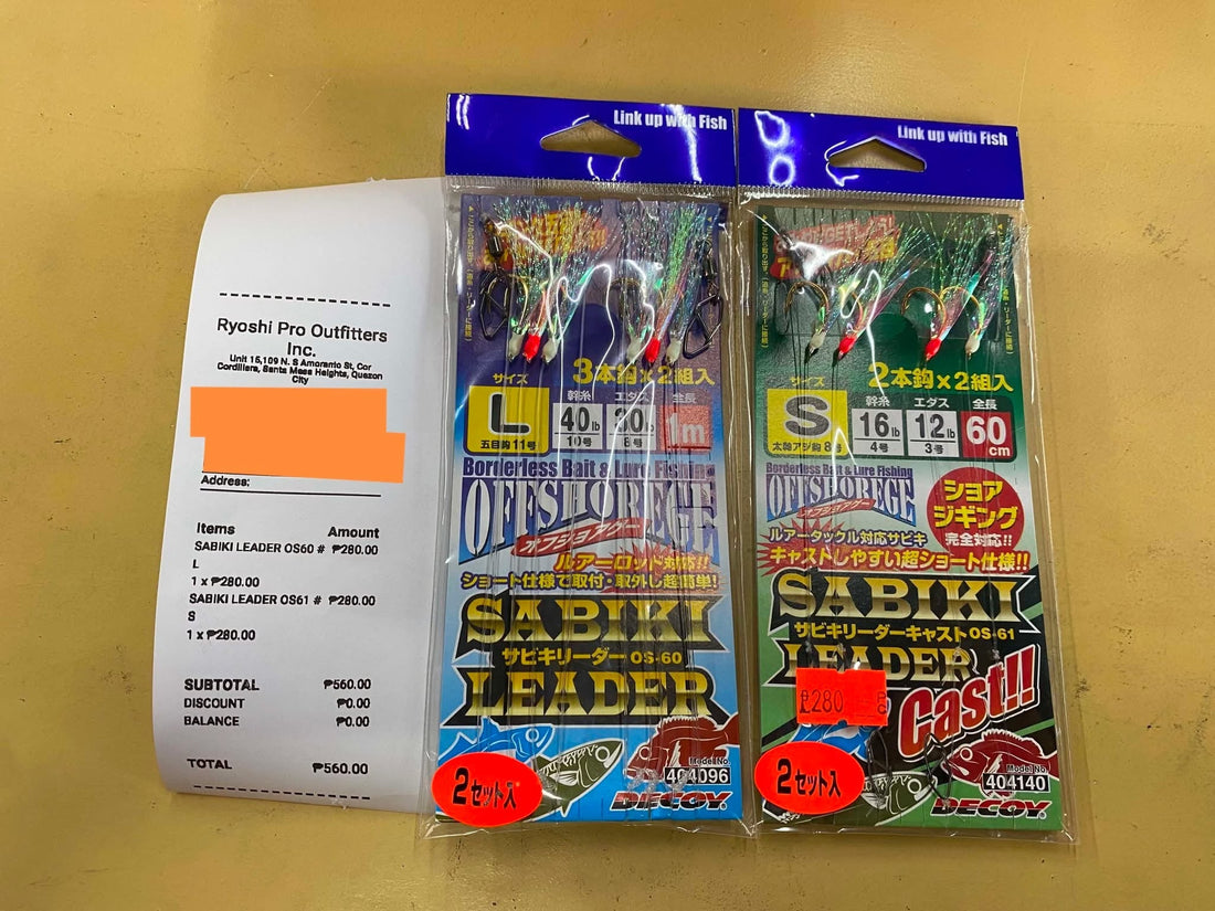 Offshore sabiki rigs for customers next fishing expedition.  - Ryoshi Pro Outfitters