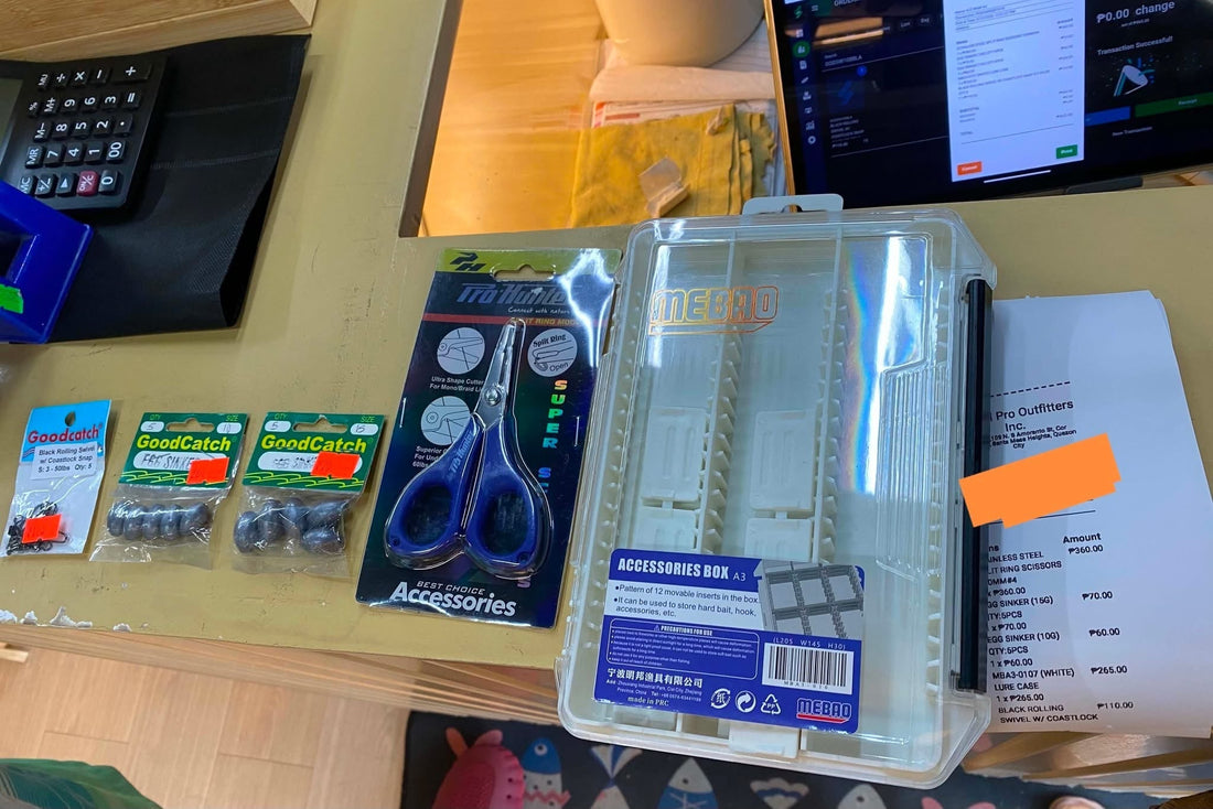 Wednesday grind, Lure cases and botom fishing rigs for this customers next fishing journey!!! - Ryoshi Pro Outfitters