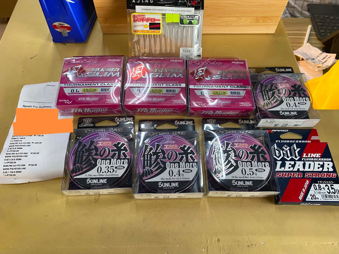 Ajing and ul braids for the weekend light xasring senario, dont take all leave some for others, thanks for you continued support. - Ryoshi Pro Outfitters
