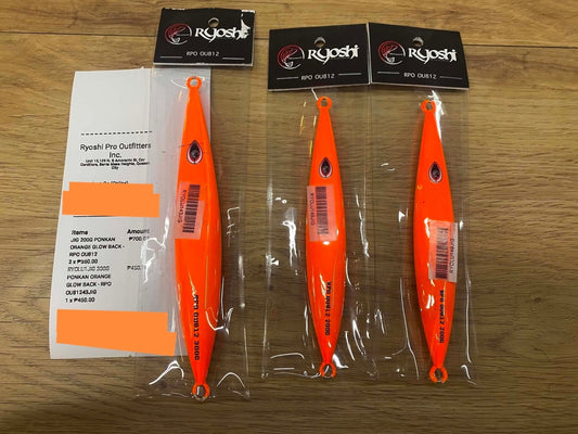 Still a favorite among jiggers, fast to sink and reach its target zone, flutters during descent. RPO OU812 still hot!!! - Ryoshi Pro Outfitters