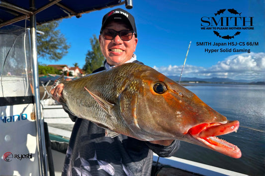 A 6-7kg long nose emperor caught on Smith Japan HSJ-CS/66M Hyper Solid Jigging rod during Team Ryoshi Pro Outfitters last jigging session in Sta Ana Cagayan. - Ryoshi Pro Outfitters