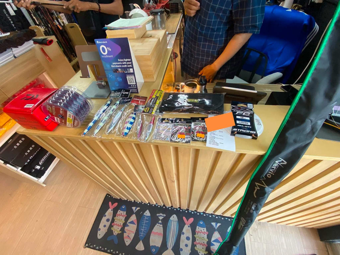 Tuesday grind, dont take all leave some for others. Jigging setup for this newbie customer. - Ryoshi Pro Outfitters