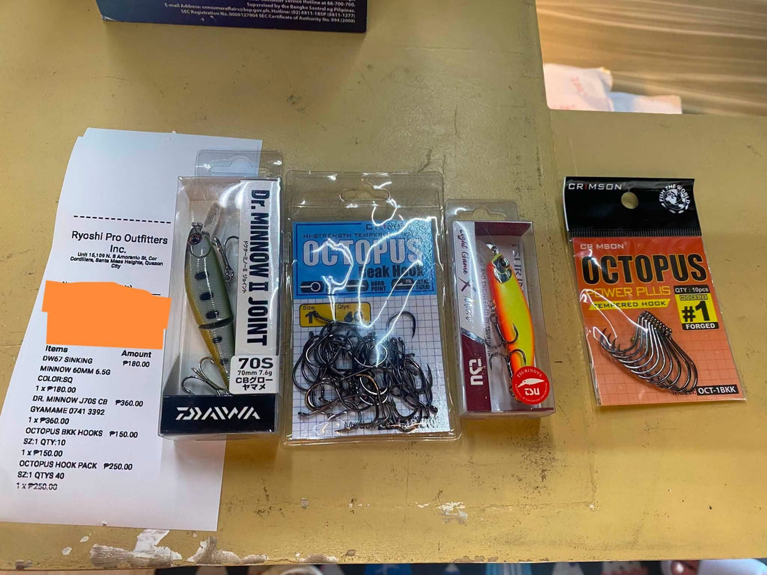 Assorted tackle for customers tackle top up!!! Thanks for the purchase saturday grind!!!! - Ryoshi Pro Outfitters