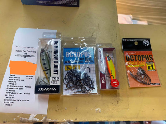 Assorted tackle for customers tackle top up!!! Thanks for the purchase saturday grind!!!! - Ryoshi Pro Outfitters