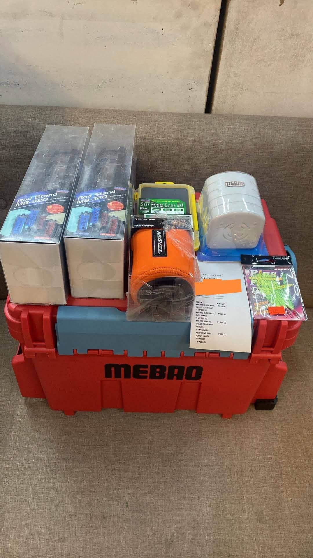Mebao tackle box and accessories with lure boxes, truly value for money purcahse. - Ryoshi Pro Outfitters