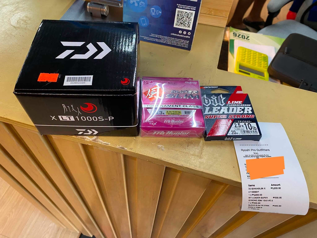 Thursday grind, customers choice for light game fiahing, gekkabijin 1000p reel. Thanks for the continued support!!! - Ryoshi Pro Outfitters