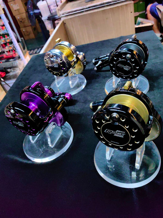 Our Maxel Reel lineup at Ryoshi Pro Outfitters - Ryoshi Pro Outfitters