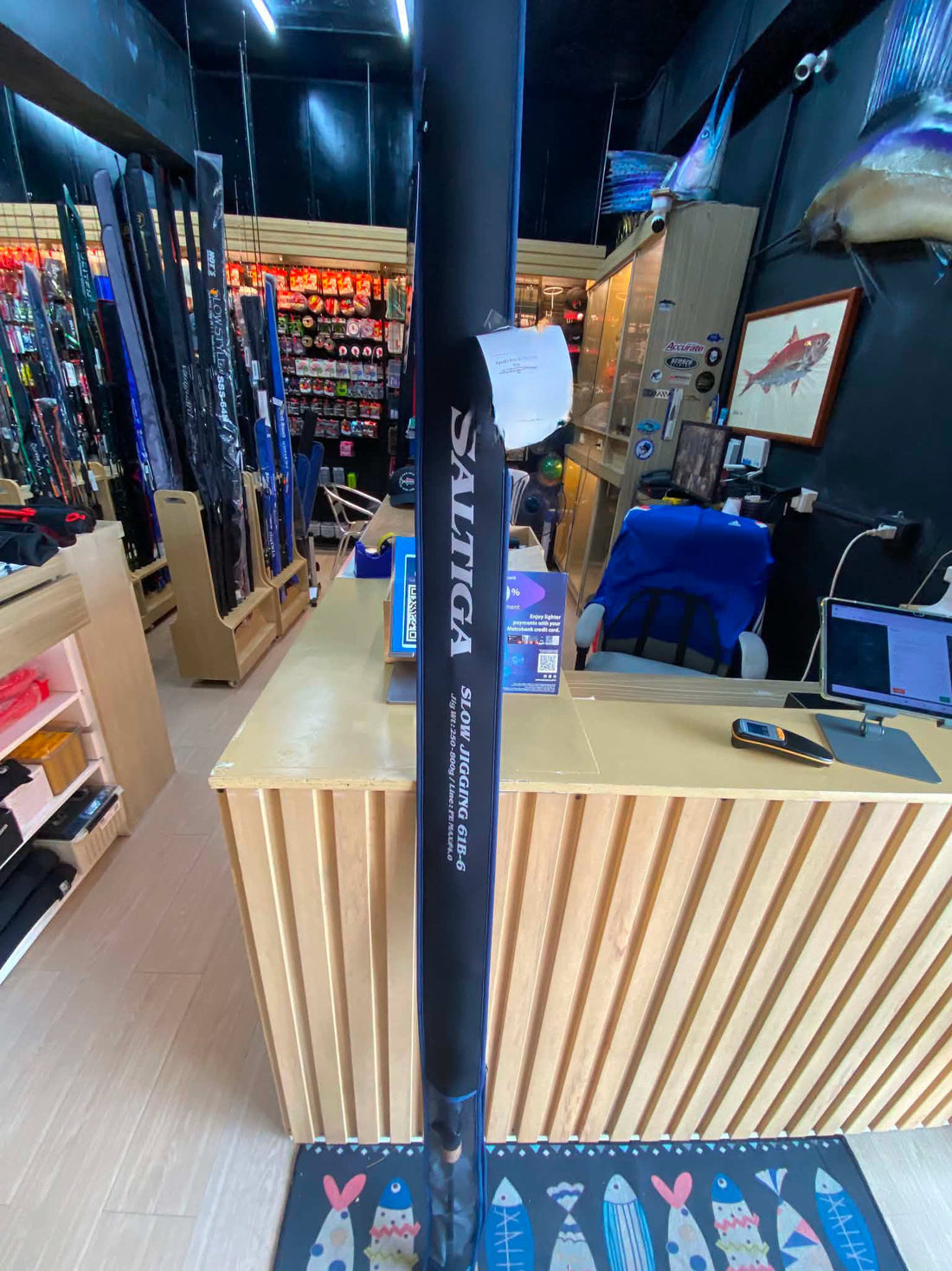 Tuesday grind!!! Daiwa Saltiga sg sj 61B-6, slow jigging rod for the deep, 800g jigmax, super strong and light tubular blanks - Ryoshi Pro Outfitters