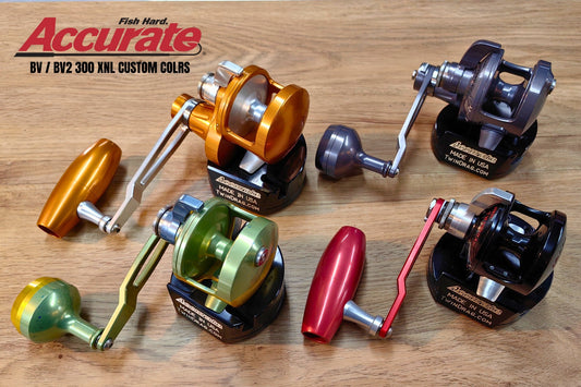 The Accurate BV-300 model is the smallest and lightest in the Accurate reels family.  - Ryoshi Pro Outfitters