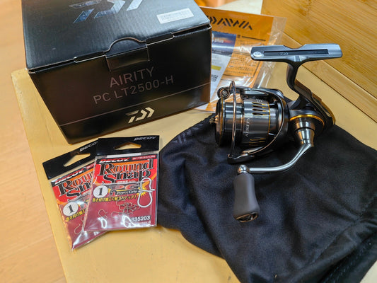 Morning grind!! Daiwa Airity for our new customers light casting adventures, thanks for the support!! - Ryoshi Pro Outfitters
