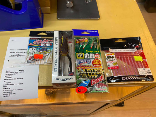 Tuesday grind!!! Tackle Top up by customer for his ajing and toman fishing, thanks for the support!!! -Ryoshi Pro Outfitters