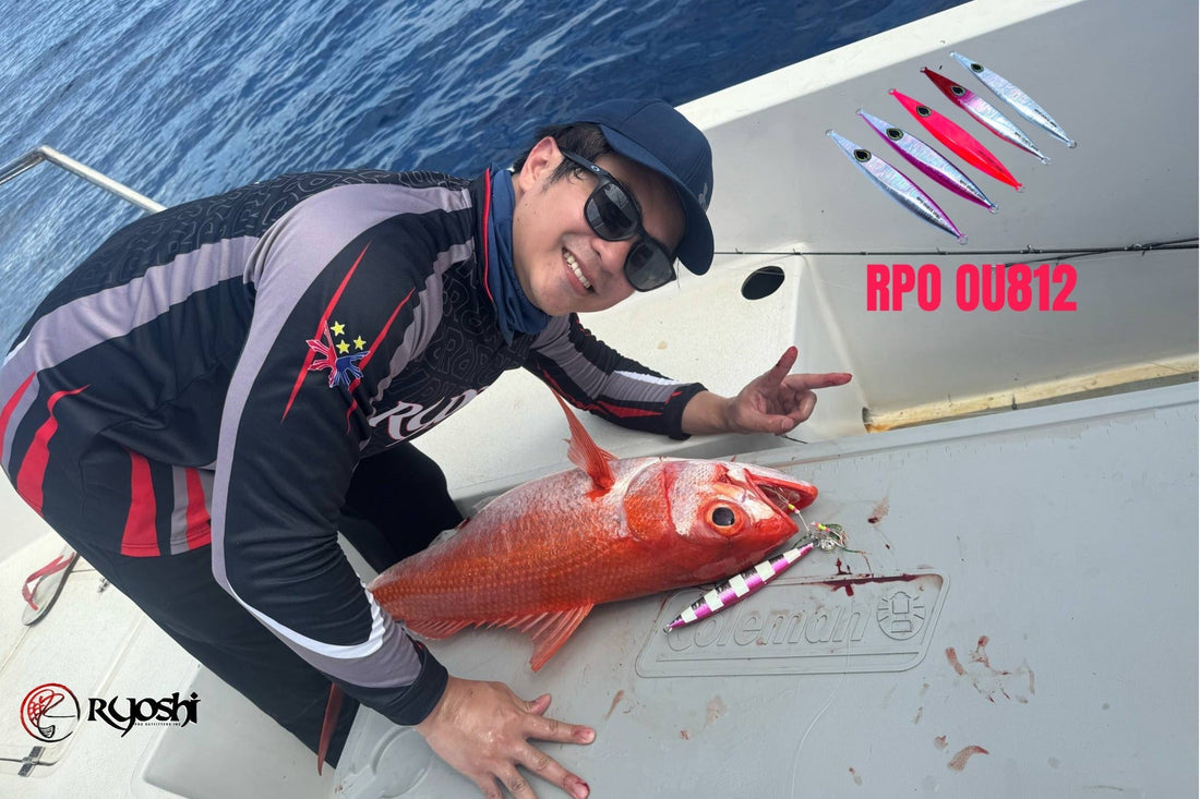 Team Ryoshi angler Alvin Soriano landing rubies after rubies using RPO OU812 jigs by Ryoshi Pro Outfitters! Congrats sir Alvin!!! - Ryoshi Pro Outfitters
