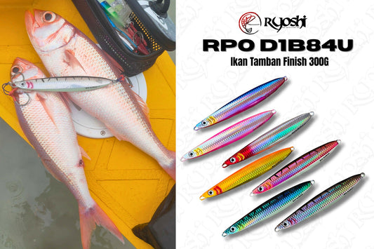 It was raining but this didn’t hamper Angler Sanvic Valentin Tiaga to test out his new RPO D1B84U jig and he was rewarded instantly by this 2 ruby snapper - Ryoshi Pro Outfitters