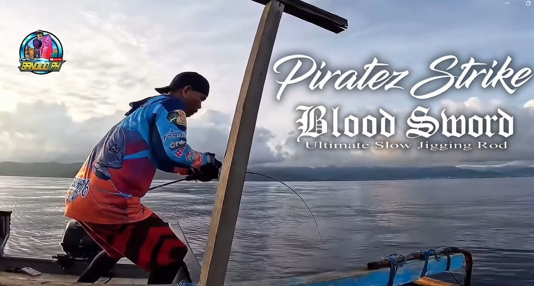 Watch the beauty and strength of Piratez Blood Sword Slower jigging rod as its lands a huge Yellow Fin Tuna by seasoned angler Bandido PH - Ryoshi Pro Outfitters