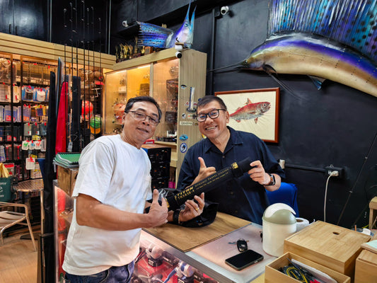 Angler Bing Galang on the house for a new travel jigging rod!!! Proven jigging rod to perform catching trophy fishes.  - Ryoshi Pro Outfitters