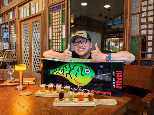 At Boracay Island Brewing Company!!! Very tasty beers specially the kaimoy beer!!! - Ryoshi Pro Outfitters