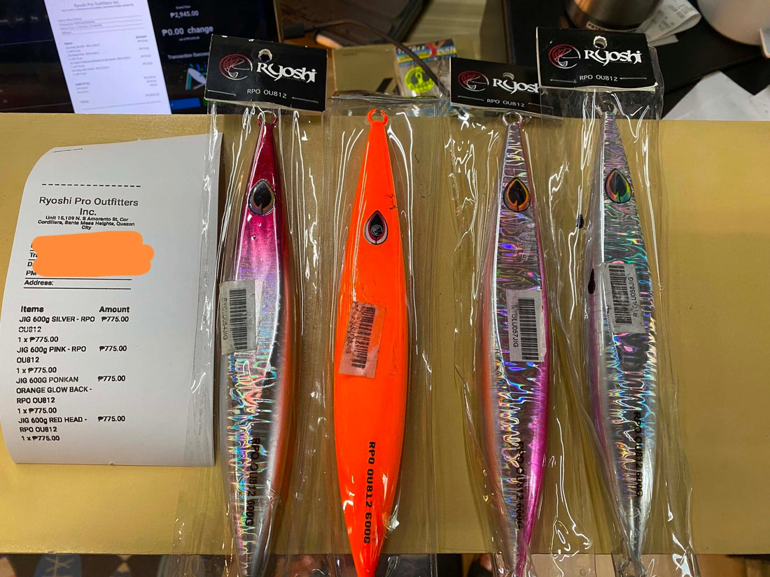 Cagayan Bound Jigs, customer needs a jig the drop fast, stays longer on the strike zone and most importantly can fight through strong currents -Ryoshi Pro Outfitters