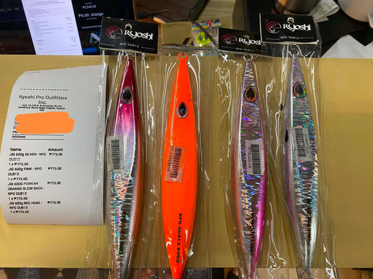 Cagayan Bound Jigs, customer needs a jig the drop fast, stays longer on the strike zone and most importantly can fight through strong currents -Ryoshi Pro Outfitters