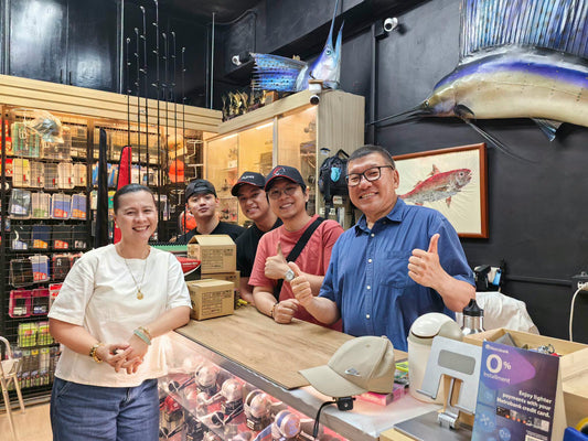 Thanks Constantine Timepiece Collection sir Llyod for dropping by Ryoshi Pro Outfitters tackleshop. More fish and tackle talk next time, Fish with you soon sir!!!