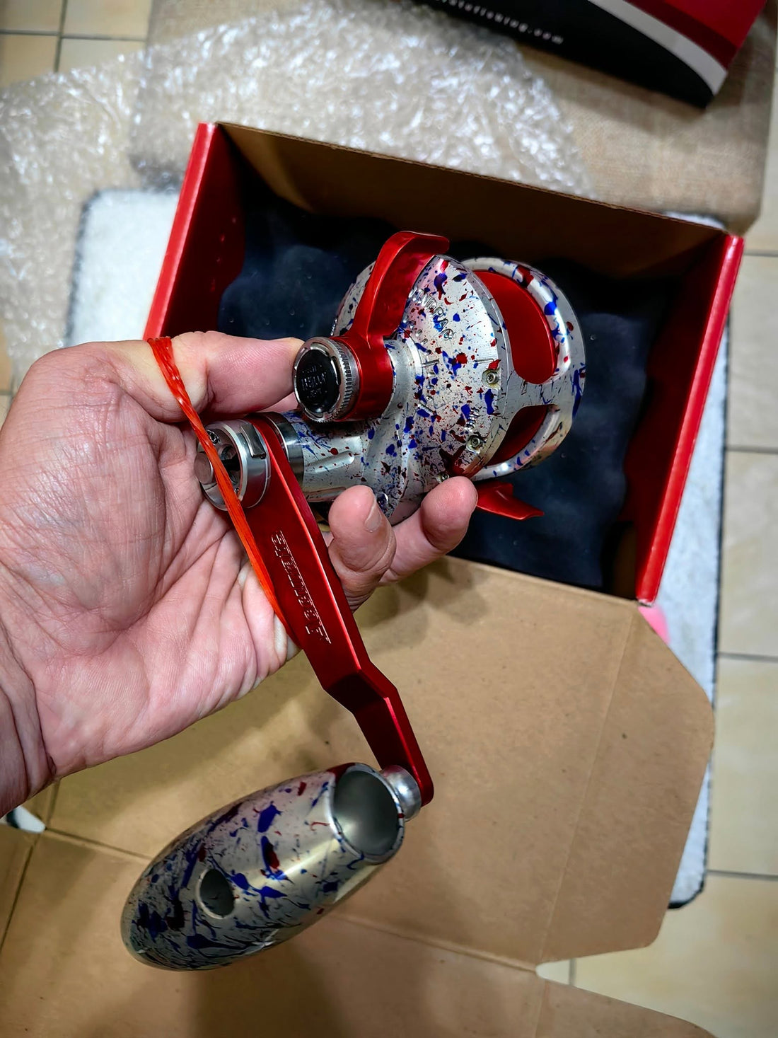 Accurate Custom Colored Reels available on single and 2 speed size 500n and 600n models. Light and Powerful for deep mid and deep sea jigging!!!  - Ryoshi Pro Outfitters