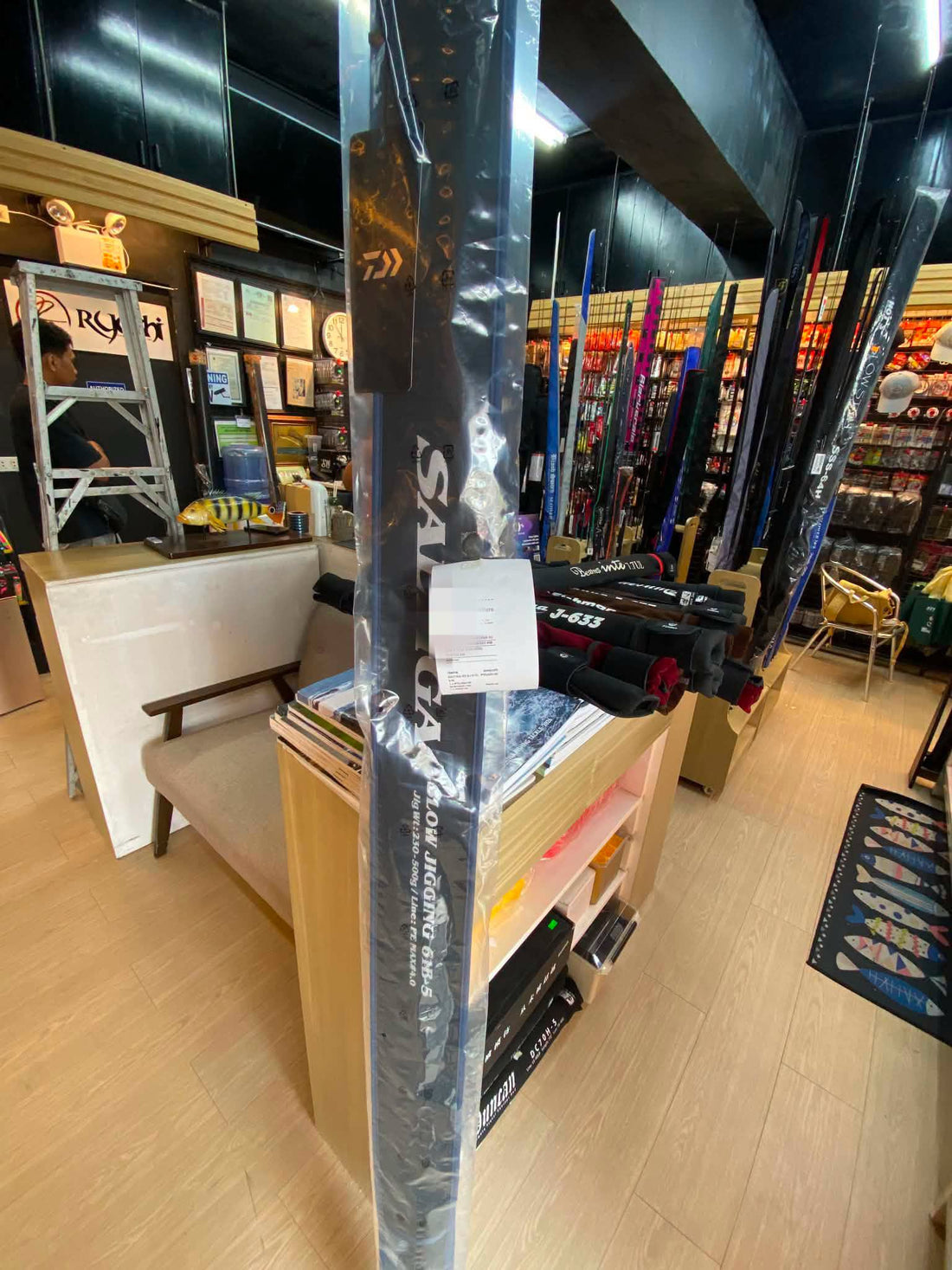 Daiwa Saltiga Sg Sj 61B-5.W rod customers choice for his new jigging setup, thanks for the support!!! - Ryoshi Pro Outfitters