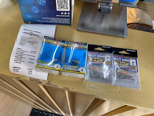 Decoy terminal tackles and hooks, still the go to proven terminal tackles that has proven time and again to be reliable even with large pressure. -Ryoshi Pro Outfitters .