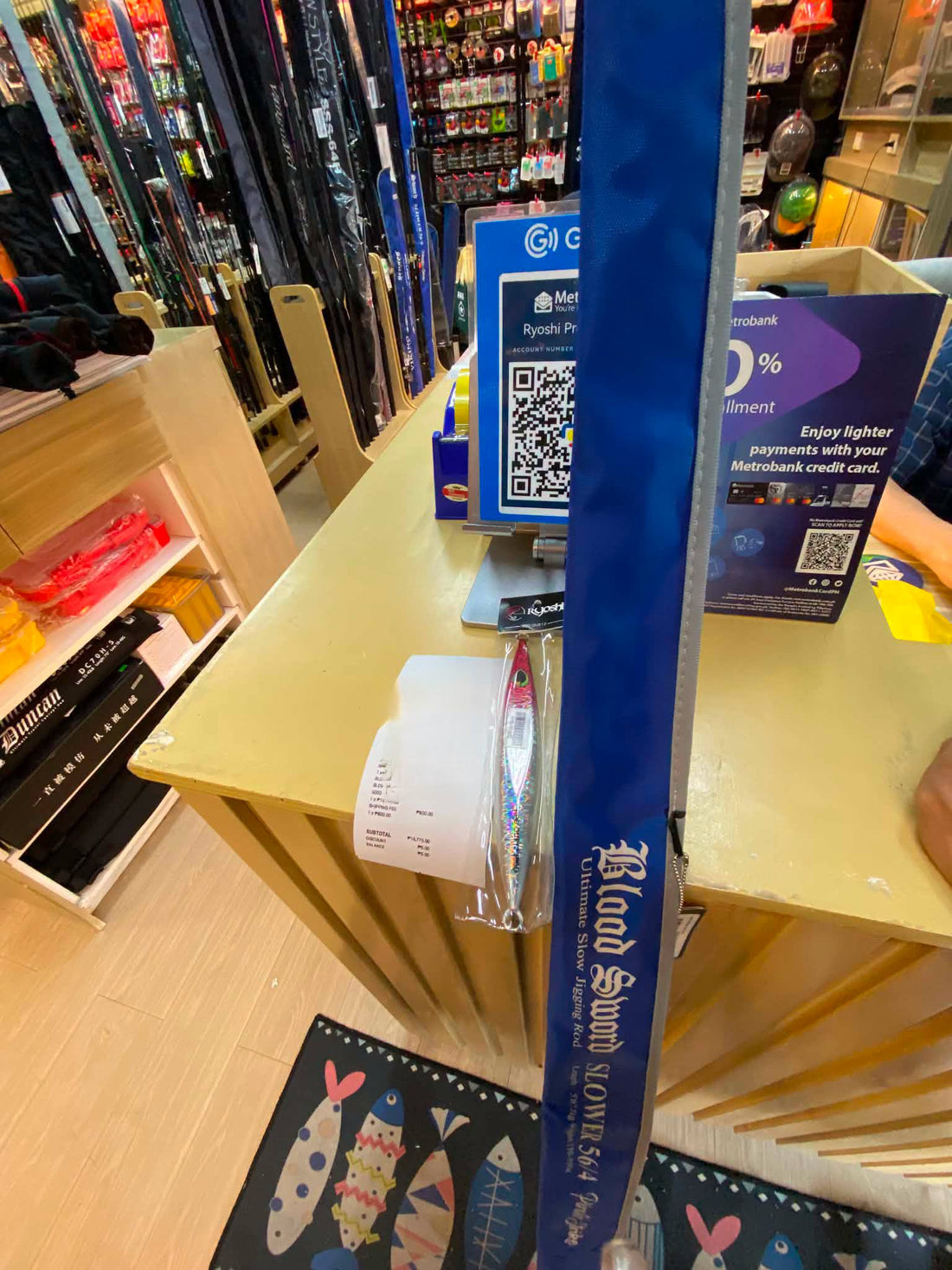 Piratez strike blood sword slower! Newer technology rods, super light yet strong enough for monster fishes, customers choice for his slow jigging session!!Proven to be very efficient on philippine waters!!! - Ryoshi Pro Outfitters