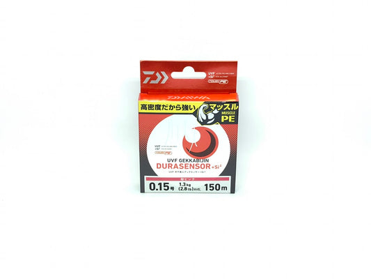 Daiwa Durasensor 4lbs and 3lbs ultralight braid line tested and proven to catch big fish, this line is a High-density PE with a tight knitting design and is called "Muscle PE". - Ryoshi Pro Outfitters