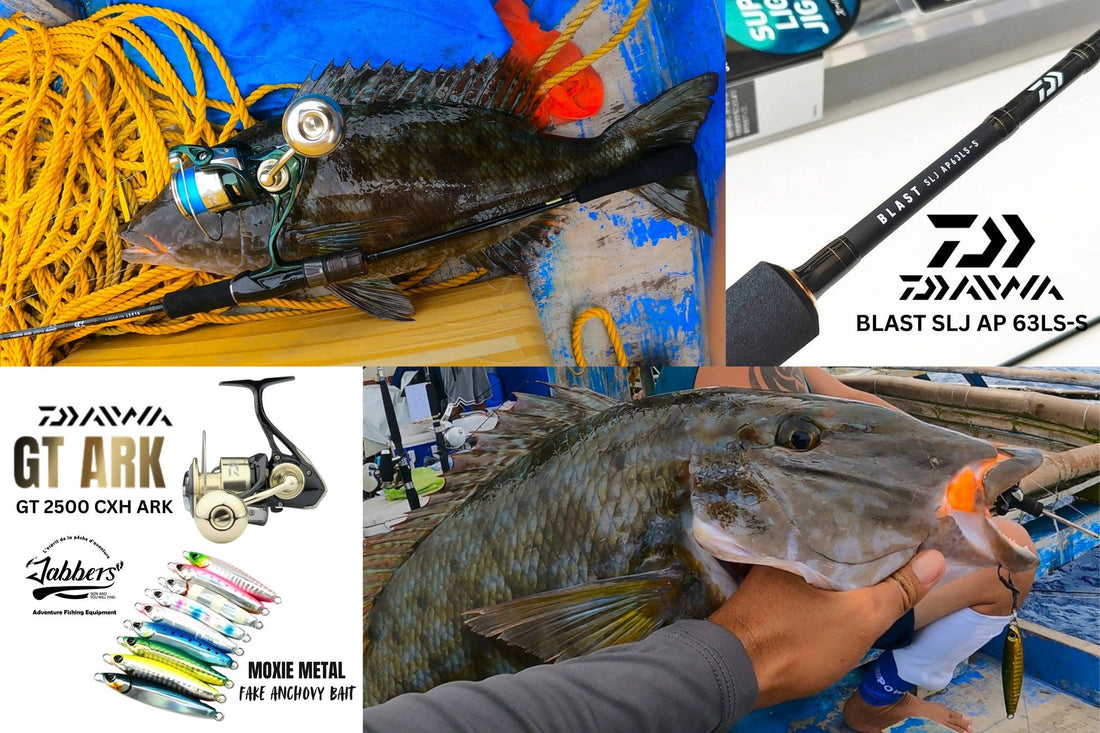 A niced sized 3.5kg long nose emperor fish caught by angler Tejz ligan by way of micro jigging During his last fishing trip. - Ryoshi Pro Outiftters