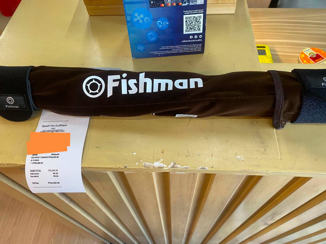 Fishman 510mxh power gripz for this customers choice on his toman conquest, thanks for the continued support, wednesday grind!!!! - Ryoshi Pro Outfitters