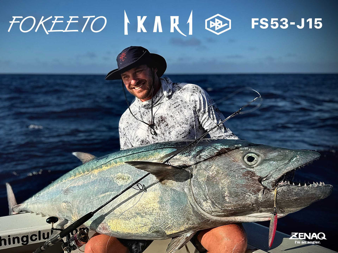 FOKEETO IKARI - DBL FS53-J15 by Angler Rémi Laugier c/o ZENAQ CO., LTD. - Ryoshi Pro Outfitters
