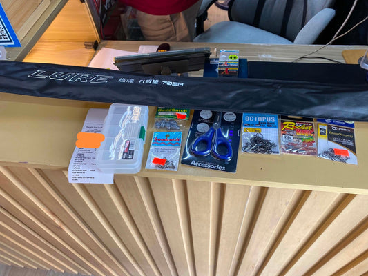 Friday grind!!! Lure rod and assrtd terminal tackles for angler starter pack, thanks for your continuos support!!! - Ryoshi Pro Outfitters