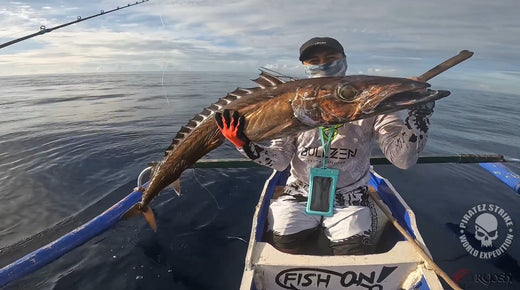 Huge Black Scabbard landed by angler Gernil Gentica Manderico using his Piratez Blood Sword Slower Rod - Ryoshi Pro Outfitters