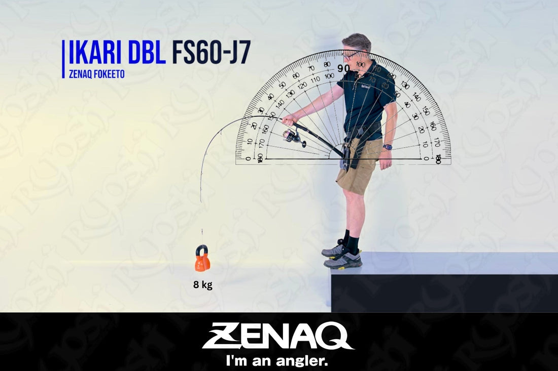 A comparative study on the new Zenaq Ikari DBL rods, deadlifted by fish head australia - Ryoshi Pro Outfitters