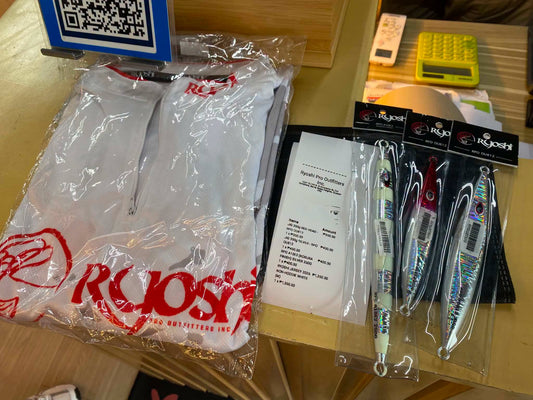 Ryoshi Pro Outfitters jersey with RPO jigs is customers choice for his jigging needs, thanks for the support sir!!!