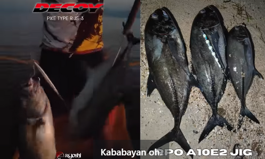 RPO A10E2 kobura finish is so tempting that fishes scamble for it, this is what happened to angler Sanvic Tiaga while using this jig - Ryoshi Pro Oufitters