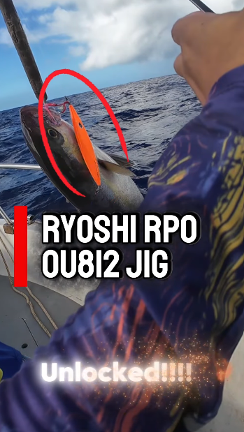 RPO OU812 jigs ang gamit ni angler Kim Jhao sa recent trip nila sa Sta Ana Cagayan Appari. - Ryoshi Pro Outfitters