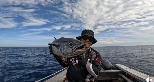 Kolega PH using Daiwa Catalina SJ 60B-6 and Daiwa Saltiga 15HL-SJ for this large Dogtooth Tuna!!! - Ryoshi Pro Outfitters