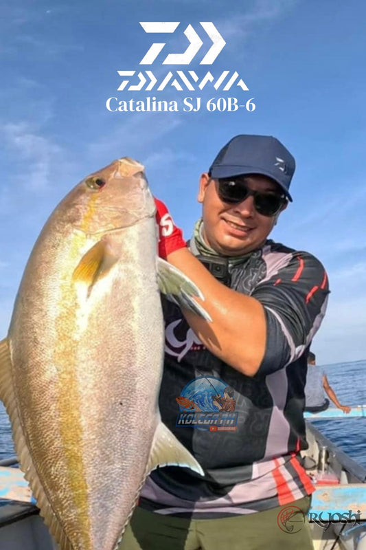 Angler Kolega PH, our very own kababayan in East Timor Leste uses Daiwa Catalina SJ 60B-6 rod as one of his go to rod for his jigging expeditions!!! - Ryoshi Pro Outfitters