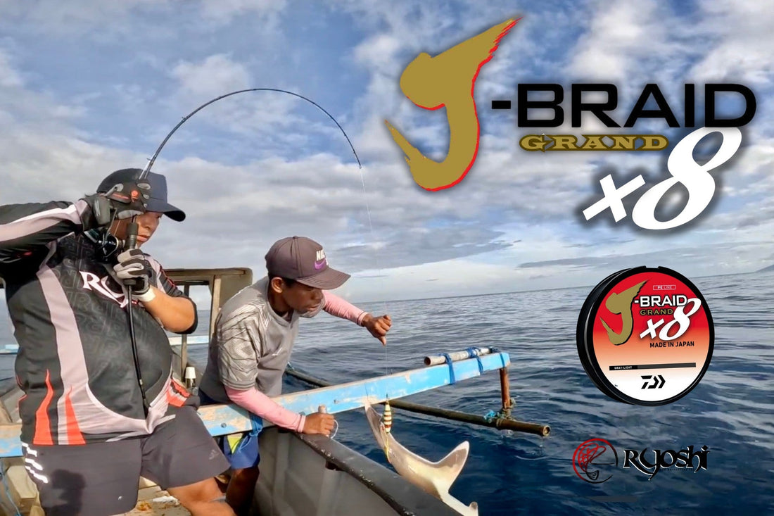 Mas matibay mas di ka kakabahan, Angler Kolega PH tested Daiwa’s J-braid Grand x8 briad 30lbs and landing a massive 80-90kg white tip shark - Ryoshi Pro Outfitters