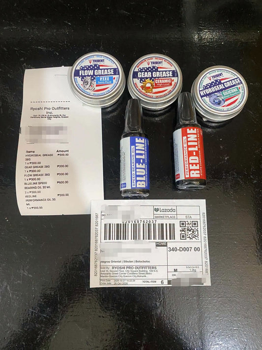 Available on our lazada store, Trident reel maintenance oil and grease, thanka customer for the purchase.  - Ryoshi Pro Outfitters