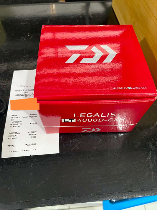 Daiwa Legalis 4000D-cxh, customers choice for his casting game, thanks for the support!!! Friday grind!!! - Ryoshi Pro Outfitters